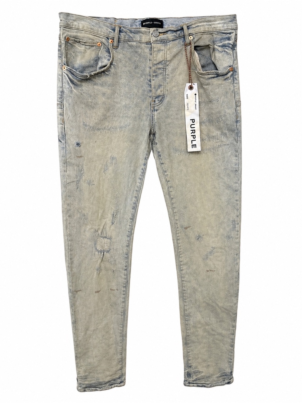 PURPLE BRAND P001 Men’s Jeans size 38 Light Wash DESIGNER NWT 🔥